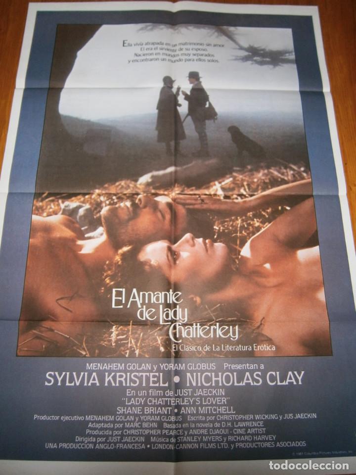 Cinema: -POSTER DE CINE..(70X99)-EL AMANTE DE LADY CHATTERLEY.El clasico de la literatura erotica.