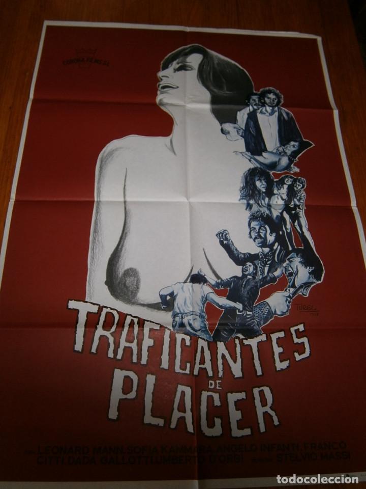 Cinema: -POSTER DE CINE..(70X99)-TRAFICANTES DE PLACER.