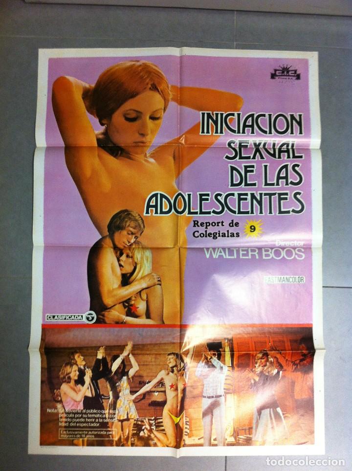 Cin&eacute;ma: CARTEL DE CINE 70X100 ORIGINAL INICIACION SEXUAL DE LAS ADOLESCENTES DIR WALTER BOOS