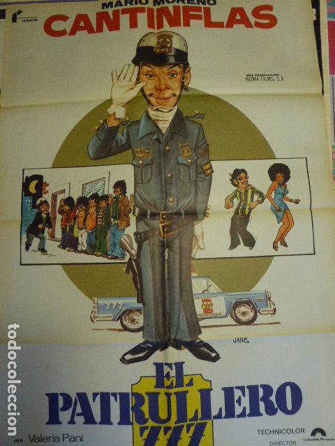 Cinema: EL PATRULLERO 777. CARTEL DE CINE-MOVIE POSTER. 70X100 CM APROX