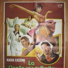 Cine: CARTEL CINE, LA PROFESORA BAILA CON TODA LA CLASE, NADIA CASSINI, 1980, C871