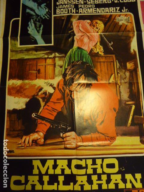 Cin&eacute;ma: MACHO CALLAHAN. CARTEL DE CINE- MOVIE POSTER. 100X70 CM