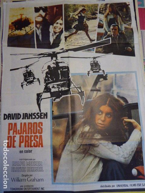 Cin&eacute;ma: PAJAROS DE PRESA. CARTEL DE CINE- MOVIE POSTER. 100X70 CM