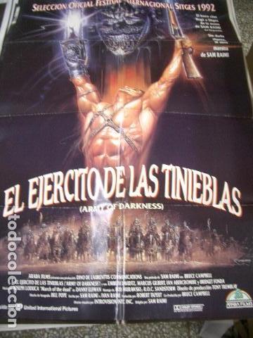 Cine: P&Oacute;ster de cine original 70x100cm El ejercito de las tinieblas
