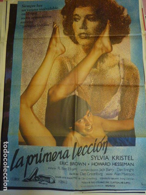 Cin&eacute;ma: LA PRIMERA LECCION. CARTEL DE CINE- MOVIE POSTER. 100X70 CM
