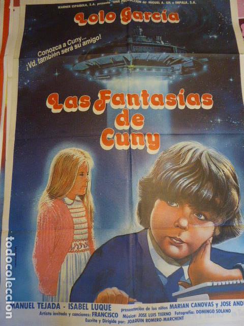 Cin&eacute;ma: LAS FANTASIAS DE CUNY. CARTEL DE CINE- MOVIE POSTER. 100X70 CM