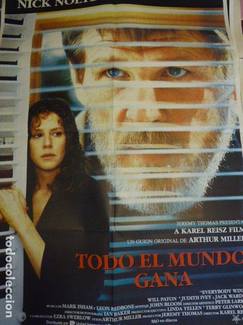 Cin&eacute;ma: TODO EL MUNDO GANA. CARTEL DE CINE- MOVIE POSTER. 100X70 CM