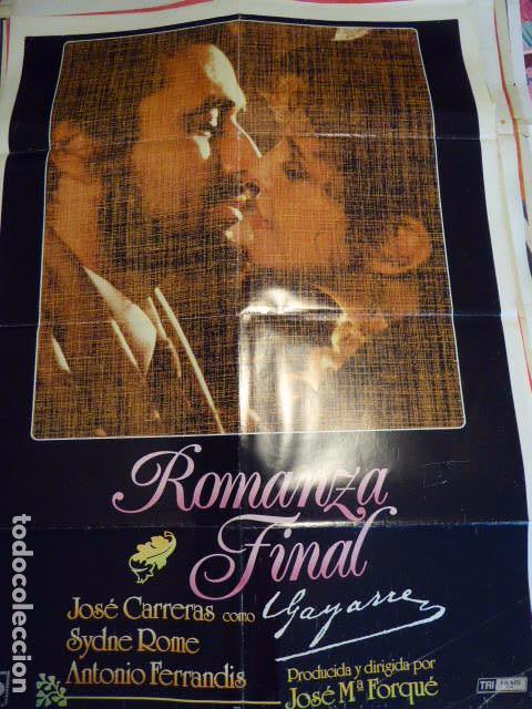 Cin&eacute;ma: ROMANZA FINAL. CARTEL DE CINE- MOVIE POSTER. 100X70 CM