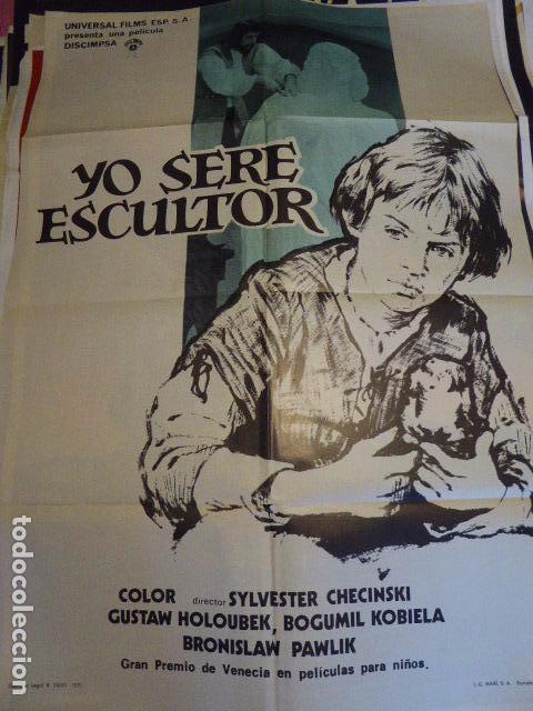 Cin&eacute;ma: YO SERE ESCULTOR. CARTEL DE CINE- MOVIE POSTER. 100X70 CM