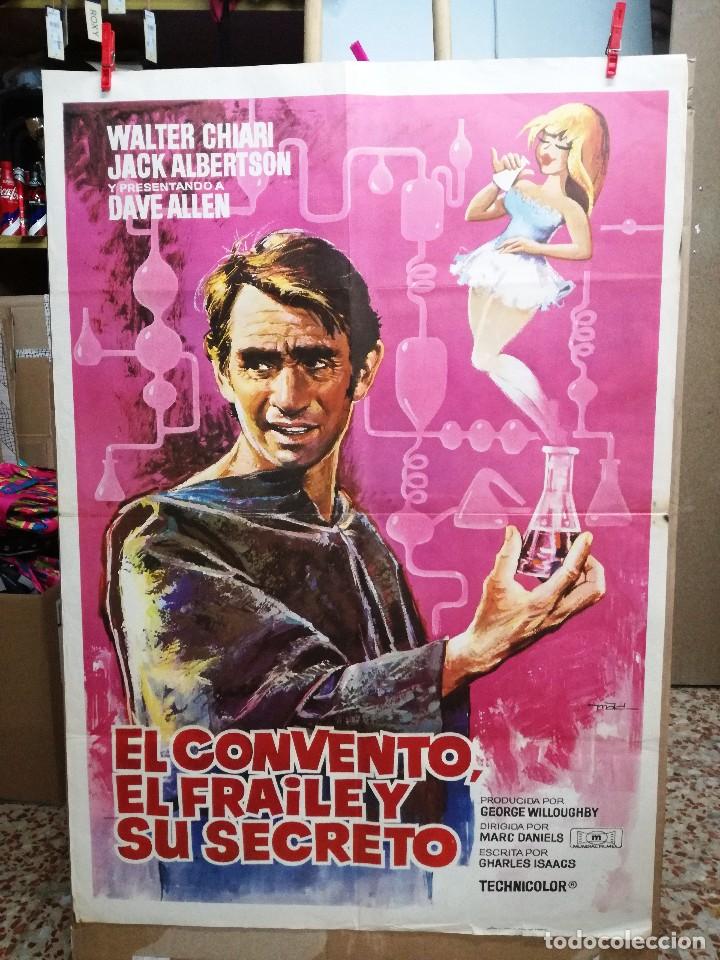 Cine: CARTEL 70X100 EL CONVENTO EL FRAILE Y SU SECRETO