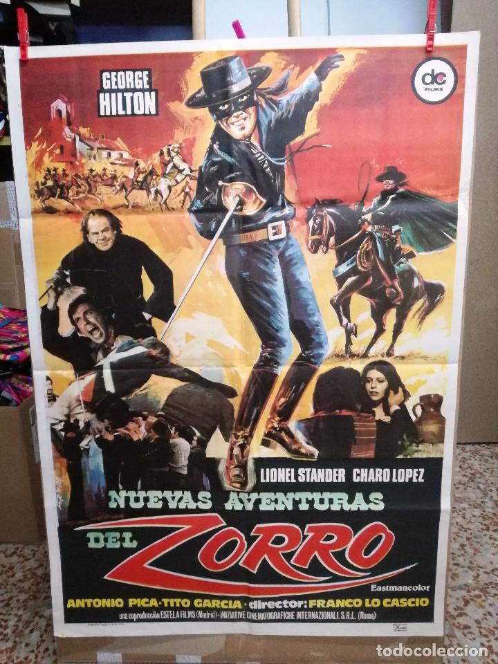 Cine: NUEVAS AVENTURAS DEL ZORRO. GEORGE HILTON, LIONEL STANDER, CHARO LOPEZ
