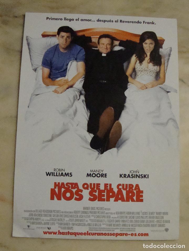 Cine: CARTEL PEQUE&Ntilde;O 30 X 21 CM HASTA QUE EL CURA NOS SEPARE