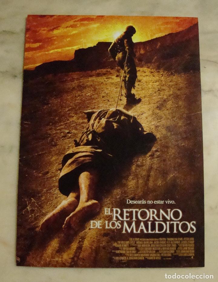 Cine: CARTEL PEQUE&Ntilde;O 30 X 21 CM EL RETORNO DE LOS MALDITOS
