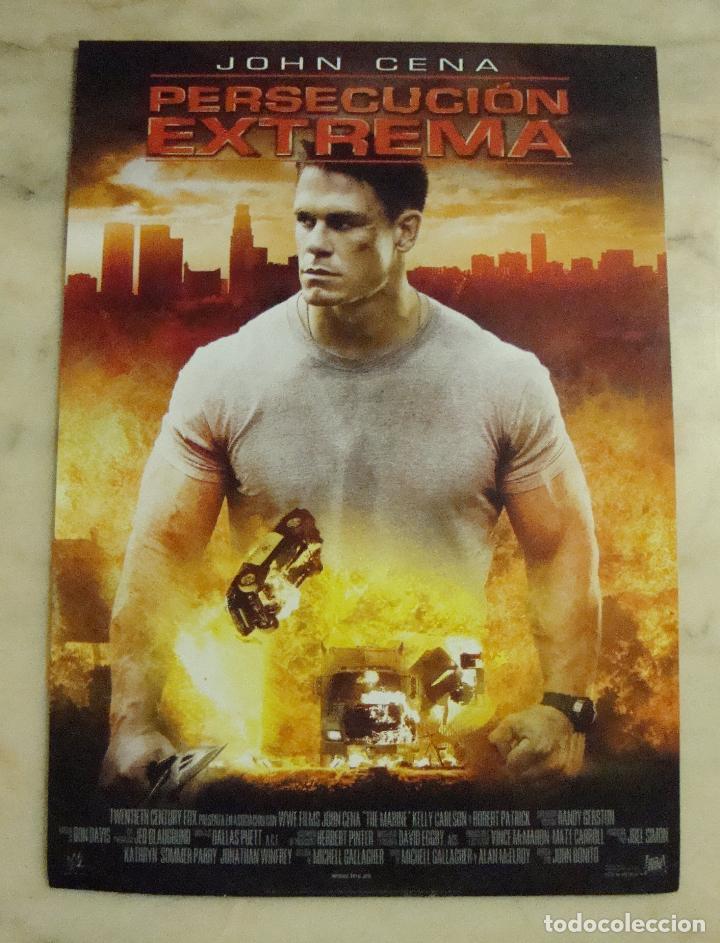 Cine: CARTEL PEQUE&Ntilde;O 30 X 21 CM PERSECUCION EXTREMA