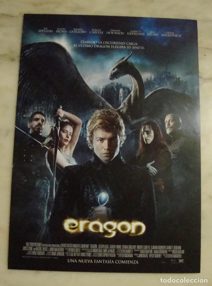 Cine: CARTEL PEQUE&Ntilde;O 30 X 21 CM ERAGON