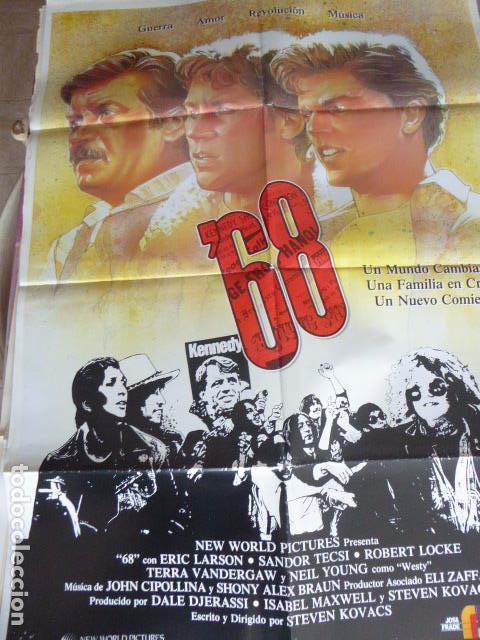 Cine: 68. CARTEL DE CINE- MOVIE POSTER. 100X70 CM APROX