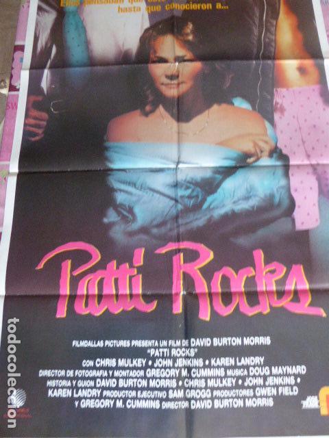 Cine: PATTY ROCKS. CARTEL DE CINE- MOVIE POSTER. 100X70 CM APROX