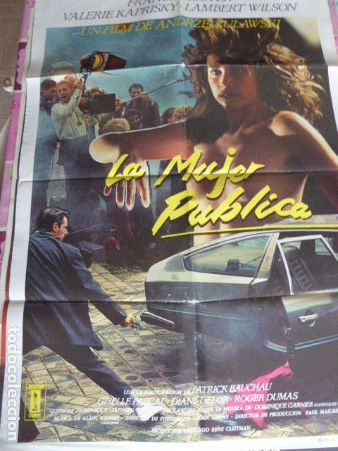 Cine: LA MUJER PUBLICA. CARTEL DE CINE- MOVIE POSTER. 100X70 CM APROX