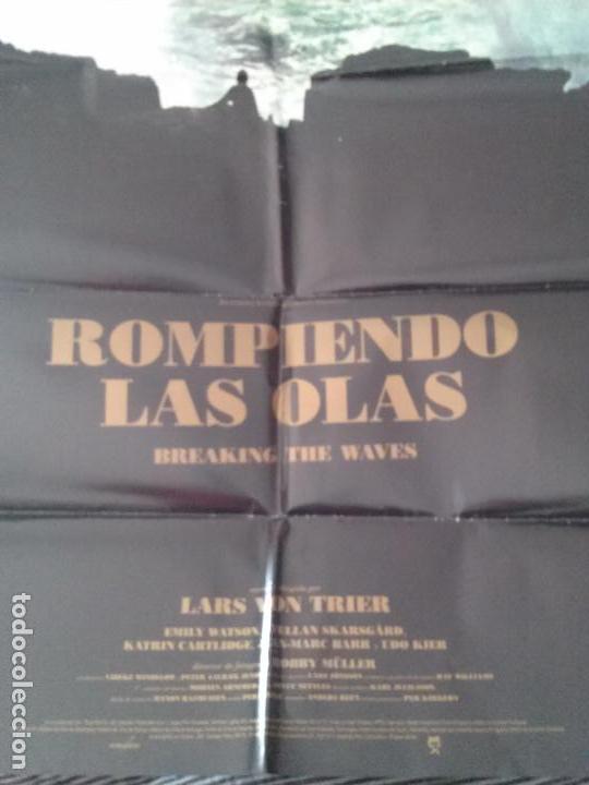 Cinema: ROMPIENDO OLAS.  ORIGINAL. 100 X 70. DOBLADO. BUEN ESTADO.. RARO