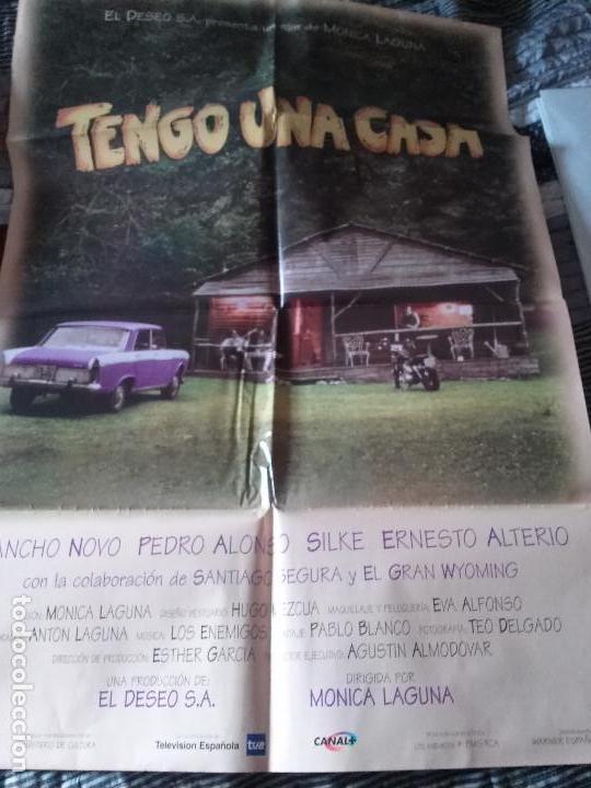 Cin&eacute;ma: TENGO UNA CASA. POSTER O CARTEL ORIGINAL. MOVIE. 70 X 100. DOBLADO. BUEN ESTADO. RARO