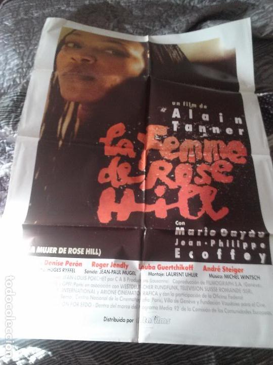 Cinema: LA MUJER DE ROSE HILL. POSTER CARTEL ORIGINAL. 70 X 100. BUEN ESTADO. RARO