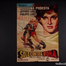Cine: SOLO CONTRA ROMA 1963. Lote 70022773