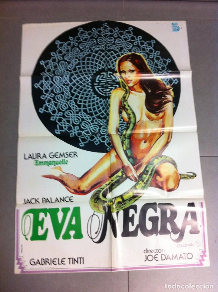 Cine: CARTEL DE CINE 70X100 ORIGINAL  EVA NEGRA CLASIF S CON LAURA GEMSER EMMANUELLE Y JACK PALANCE