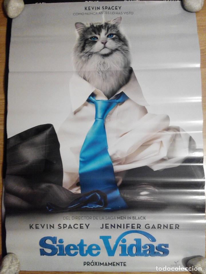 Cinema: Siete vidas - aprox 70x100 Cartel ORIGINAL cine (L36)