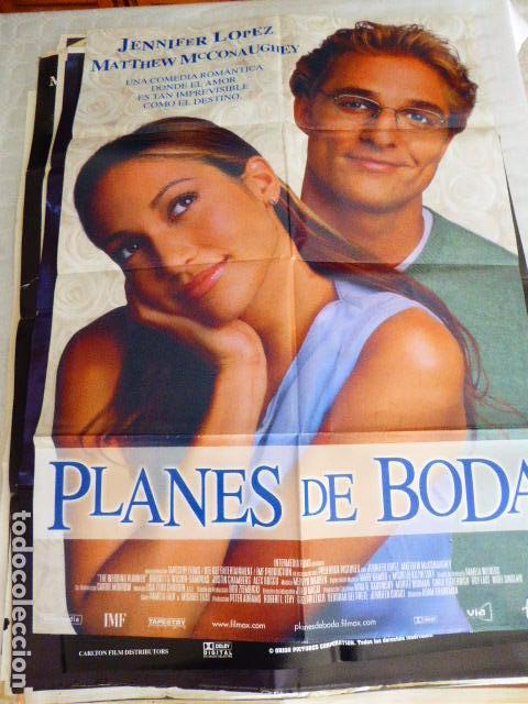 Cine: PLANES DE BODA. CARTEL DE CINE - MOVIE POSTER. 100X70 CM