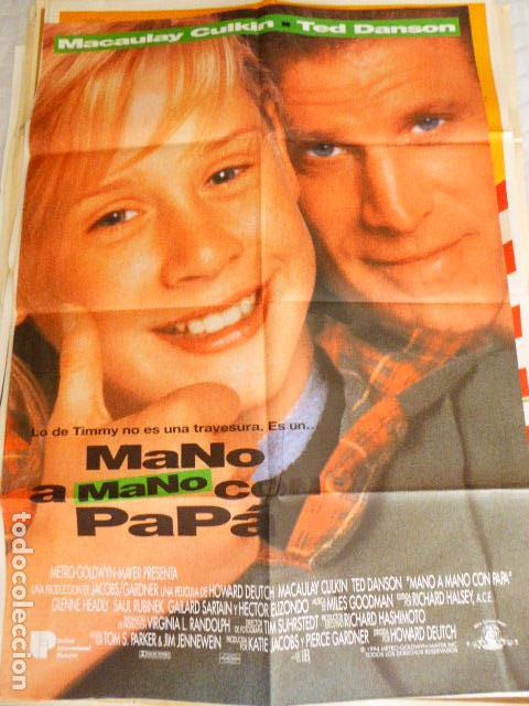Cine: MANO A MANO CON PAPA. CARTEL DE CINE - MOVIE POSTER. 100X70 CM