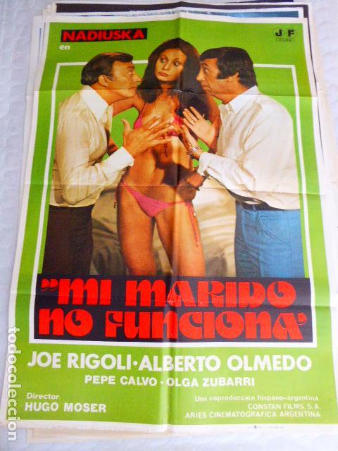 Cine: MI MARIDO NO FUNCIONA. CARTEL DE CINE - MOVIE POSTER. 100X70 CM