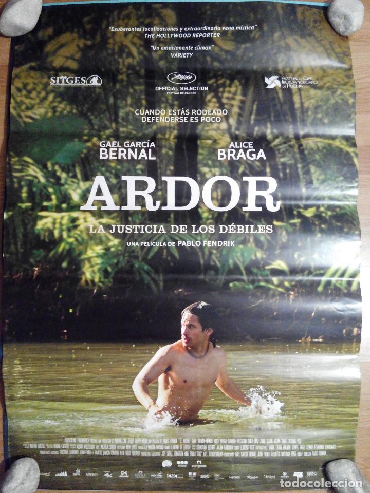 Cine: Ardor, la justicia de los debiles - aprox 70x100 Cartel ORIGINAL Cine (L37)