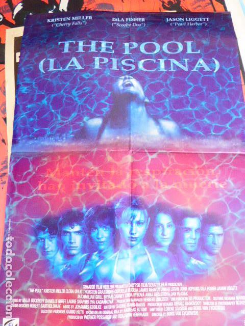 Cine: THE POOL. LA PISCINA. CARTEL DE CINE -MOVIE POSTER. 70X50 CM