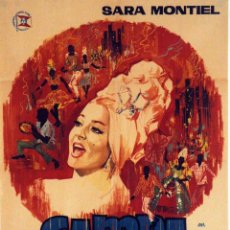 Cine: SAMBA. SARA MONTIEL. CARTEL ORIGINAL 1964. 100X70