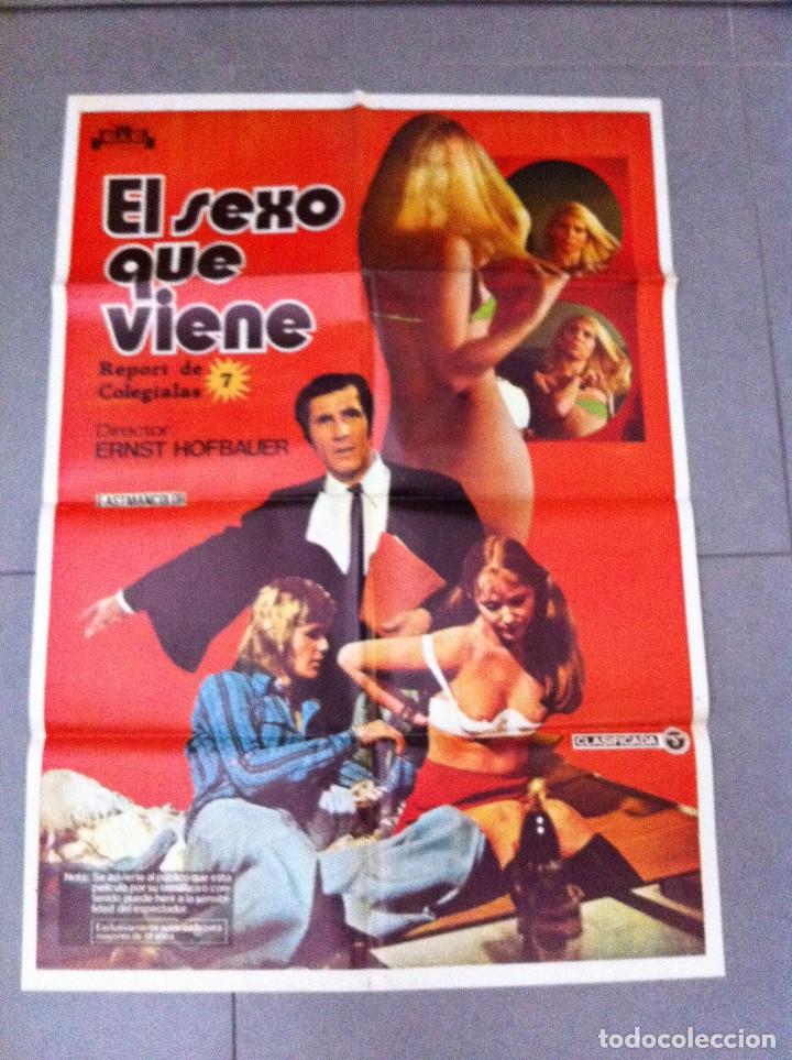 Cin&eacute;ma: CARTEL DE CINE 70X100 ORIGINAL EL SEXO QUE VIENE CLASIFICADA S DIR ERNST HOFBAUER