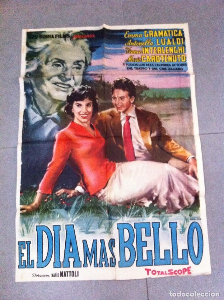 Cin&eacute;ma: CARTEL DE CINE 70X100 ORIGINAL EL DIA MAS BELLO CON EMMA GRAMATICA Y ANTONELLA LUALDI DIR MATTOLI