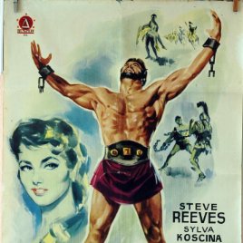 HÉRCULES. STEVE REEVES. CARTEL ORIGINAL 1959. 100X70
