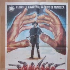 Cine: CARTEL CINE, MANOS TORPES, PETER LEE LAWRENCE, ALBERTO DE MENDOZA, JANO, 1970, C345