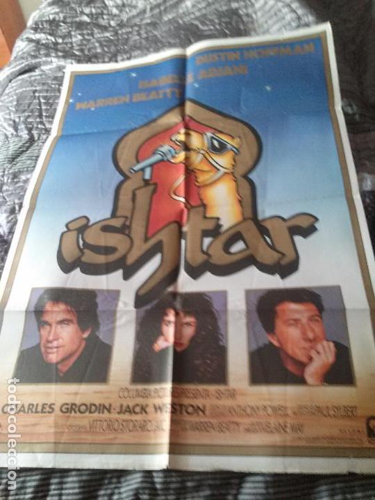Kino: ISHTAR. CARTEL. POSTER. 70 X 100. ORIGINAL. DOBLADO. CON TARAS