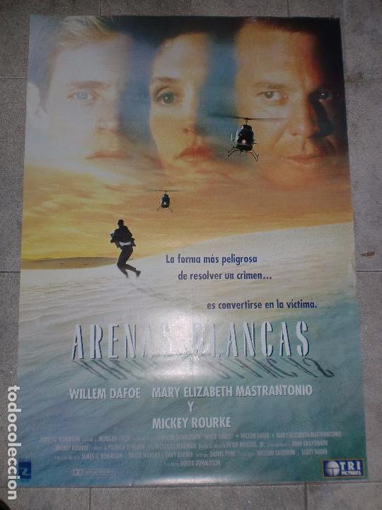 Cinema: CARTEL DE CINE ORIGINAL. ARENAS BLANCAS. 99 X 70 CM