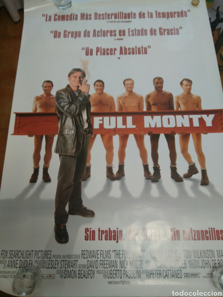 Cine: POSTER DE LA PELICULA FULL MONTY. - Foto 1