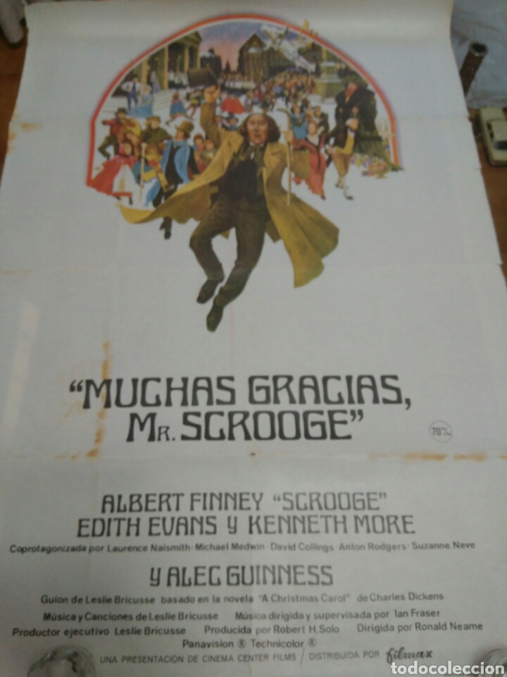 Cinema: POSTER DE LA PELICULA MUCHAS GRACIAS MR. SCROOGE