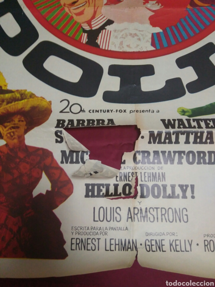 Cine: POSTER DE LA PELICULA HELLO DOLLY. - Foto 3