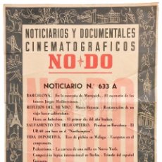 Cine: CARTEL DEL NOTICIARIO DOCUMENTAL NODO Nº 633 A (VER LOS ACONTECIMIENTOS) ORIGINAL