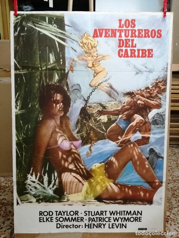 Cine: LOS AVENTUREROS DEL CARIBE. ROD TAYLOR, STUART WHITMAN, ELKE SOMMER