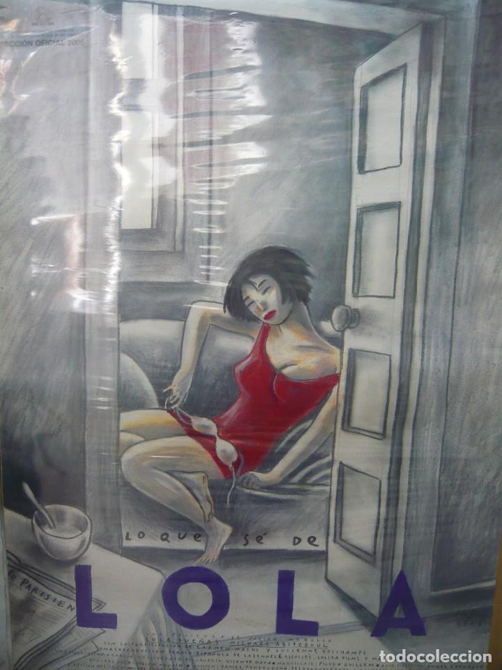 Cinema: CARTEL PEL&Iacute;CULA LO QUE S&Eacute; DE LOLA FESTIVAL INTERNACIONAL DE CINE DE SAN SEBASTI&Aacute;N