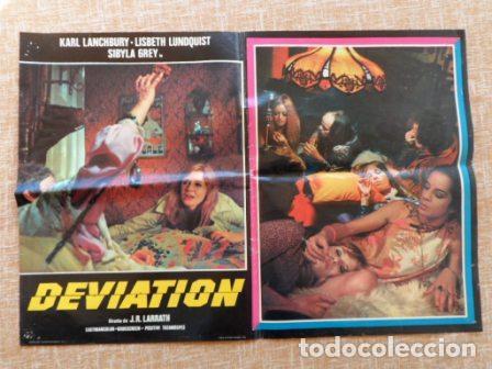 Cinema: Deviation, Italian Photobusta, Folded, 1976, Italian First Edition, Sibyla Grey