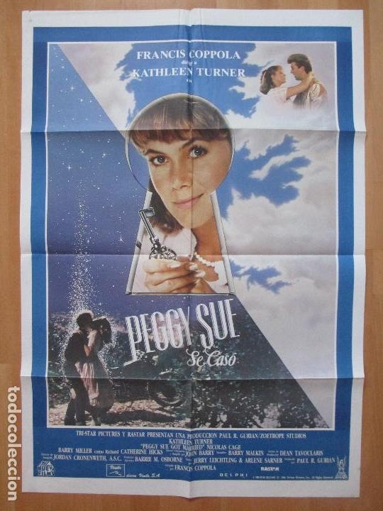 Kino: CARTEL CINE, PEGGY SUE SE CASO, FRANCIS COPPOLA, KATHLEEN TURNER, 1986, C1029