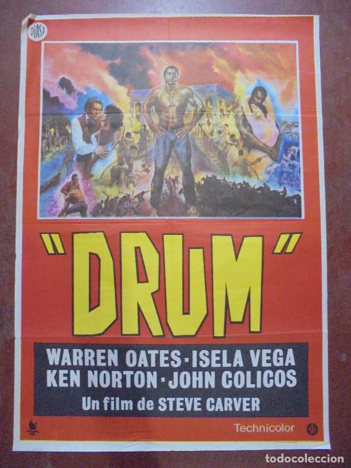 Kino: CARTEL DE CINE ORIGINAL. DRUM. 100 X 70 CM