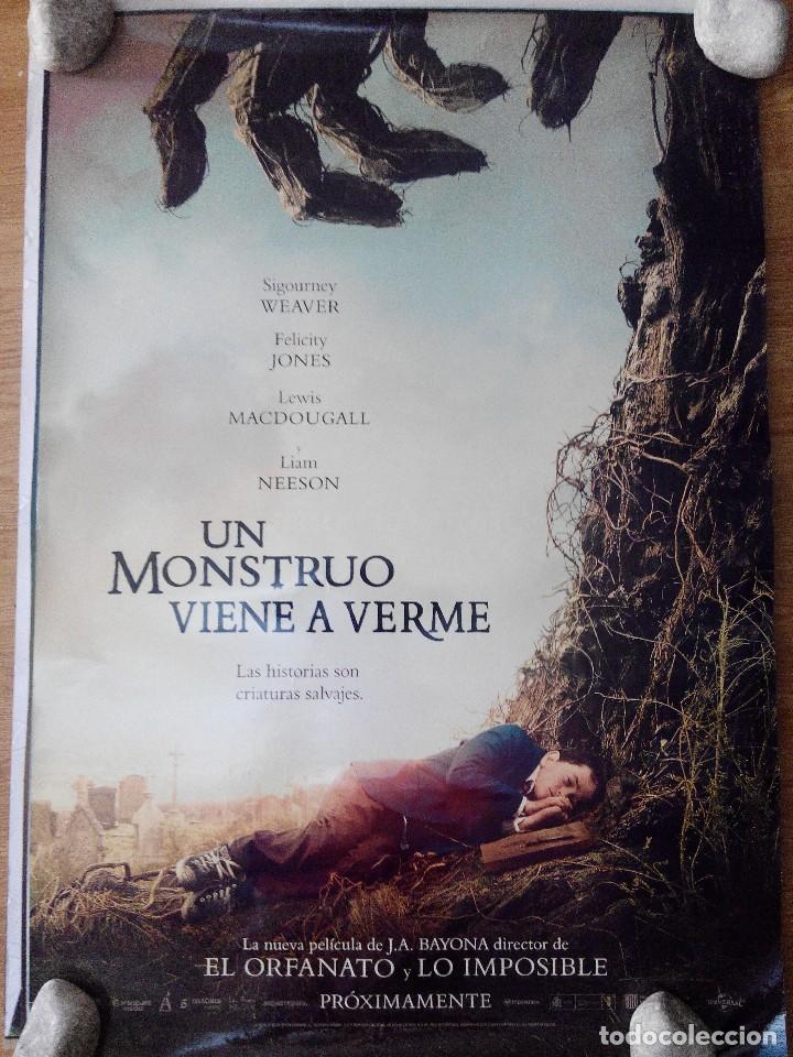Cinema: Un monstruo viene a verme - aprox 70x100 Cartel ORIGINAL cine (L39)